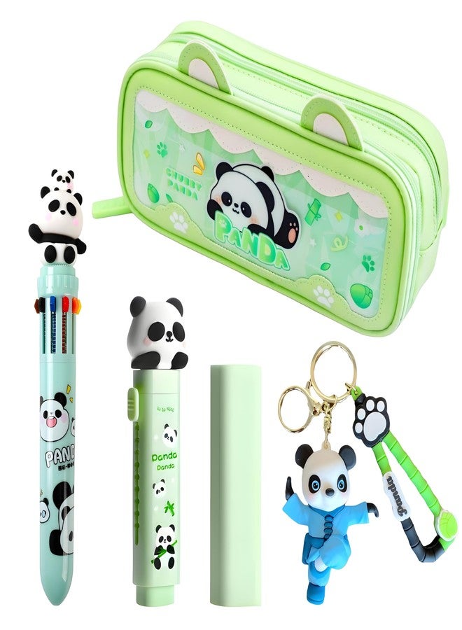 Elecart Panda -Themed Gift Hamper for Kids - Ultimate Stationery & Activity Kit Birthday Gifts, DIY Kits, and Educational Toys for Kids for Birthday Return Gifts Ages 3-12, Gifts for Boys and Girls - Image 1